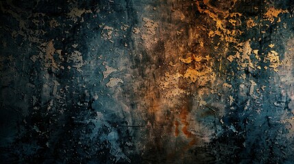 Concrete floor and smoke background. dark grunge background.