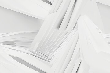 White Minimalist Abstract Background created with Generative AI