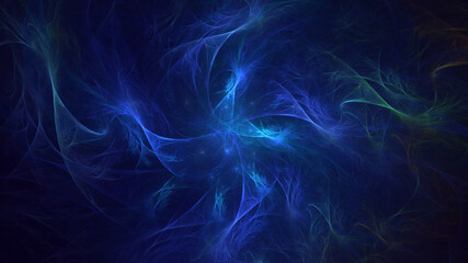 3D manual rendering abstract colorful fractal light background. Its not AI Generatd illustration.