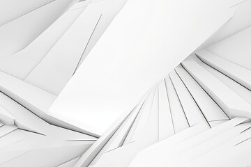 White Minimalist Abstract Background created with Generative AI