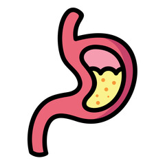 Obraz premium Stomach Icon