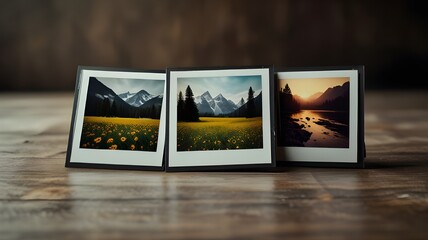 Polaroid 4K instant film photo frame with dynamic photo