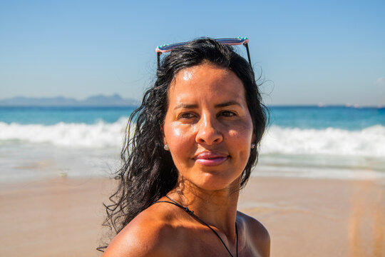 BRAZILIAN MATURE Beauty on the Beach