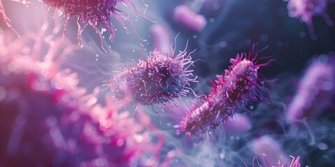 Study on how bacteria interact with human mucosa impacting health. Concept Microbiome Research, Human Mucosa, Bacteria Interactions, Health Impact, Microbial Ecology
