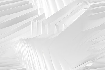 White Minimalist Abstract Background created with Generative AI