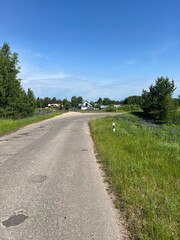 road in the countryside