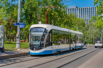 Naklejka premium Moscow. City bustle. Nature.