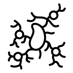Obraz premium Lymph Icon