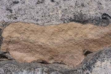  Ko Olina Beach Park, Leeward Coast of Oahu, Honolulu, Hawaii geology. Beachrock is a friable to well-cemented sedimentary rock. Salt weathering Tafoni
