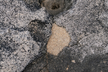  Ko Olina Beach Park, Leeward Coast of Oahu, Honolulu, Hawaii geology. Beachrock is a friable to well-cemented sedimentary rock. Salt weathering Tafoni

