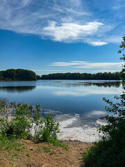 lake and sky