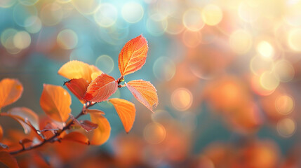 Autumn leaves background