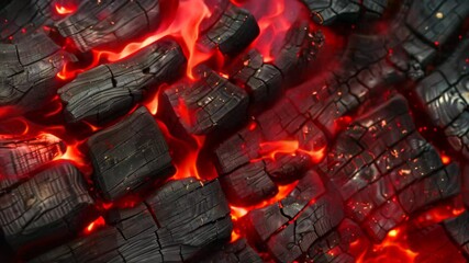 A close view of burnt wood with a charred and smoky appearance piled together, Burnt wood with a charred and smoky look
