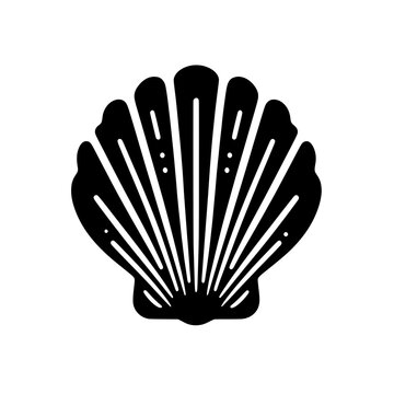 recommend clip art: seashell vector illustration isolated on white background