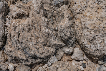 Coral fossils / reef deposits / Limestone at Ko Olina Beach Park, Leeward Coast of Oahu, Honolulu, Hawaii geology.  