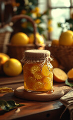 Marmalade in grandmas kitchen