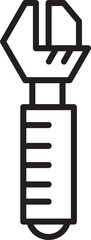 Wrench Tool Icon