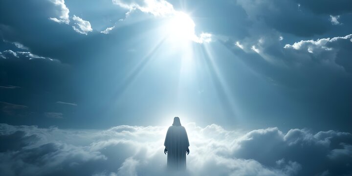 Jesus prophecy about final judgment heaven and hell. Concept Biblical Prophecy, Final Judgment, Heaven, Hell, Jesus
