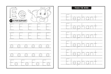 ABC and Alphabet Letter Tracing Preschool Writing Workbook, A-Z Activity Book