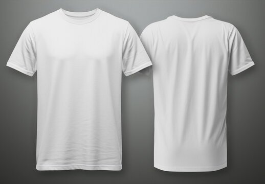 White Tshirt Mockup With Generative AI