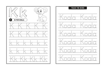 ABC and Alphabet Letter Tracing Preschool Writing Workbook, A-Z Activity Book