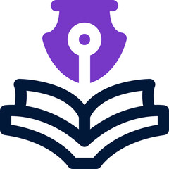 knowledge icon. vector dual tone icon for your website, mobile, presentation, and logo design.