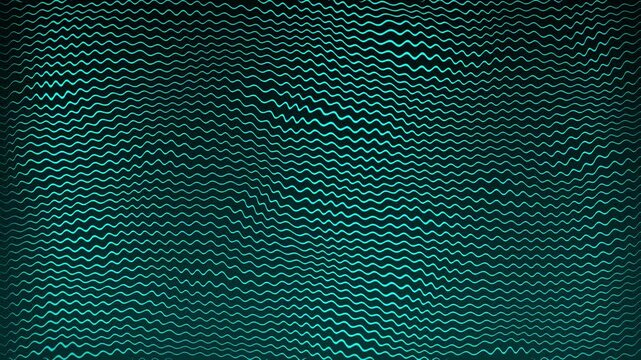 Swirling wave warp shape squiggle line animation 3D background gradient glow visual effect motion graphics abstract dynamic digital colour teal aqua