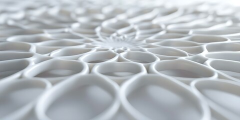 Fototapeta premium Canvas visually represents intricate patterns and connections within complex systems. Concept Mathematical Models, Network Analysis, Data Visualization, Systems Thinking, Complexity Theory