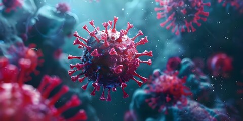 Human immune system strengthened to combat deadly virus outbreak with resilience. Concept Human Immune System, Strengthened, Deadly Virus Outbreak, Resilience