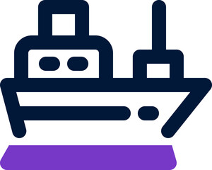 cargo icon. vector glyphicon for your website, mobile, presentation, and logo design.