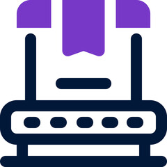 conveyor icon. vector glyphicon for your website, mobile, presentation, and logo design.