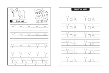 ABC and Alphabet Letter Tracing Preschool Writing Workbook, A-Z Activity Book