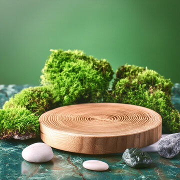 Podiom with moss spa and wellness
