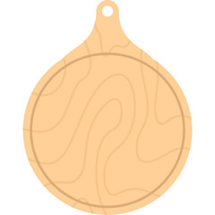 Wooden Cutting Board Illustration
