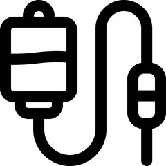 transfusion icon. vector line icon for your website, mobile, presentation, and logo design.