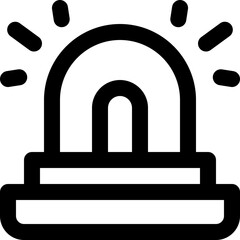 Fototapeta premium emergency icon. vector line icon for your website, mobile, presentation, and logo design.
