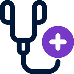 stethoscope icon. vectormixed icon for your website, mobile, presentation, and logo design.