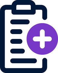 Obraz premium medical report icon. vectormixed icon for your website, mobile, presentation, and logo design.