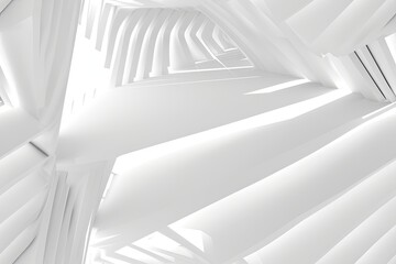 Obraz premium White Minimalist Abstract Background created with Generative AI