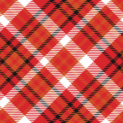 Fototapeta premium Scottish Tartan Plaid Seamless Pattern, Traditional Scottish Checkered Background. for Scarf, Dress, Skirt, Other Modern Spring Autumn Winter Fashion Textile Design.