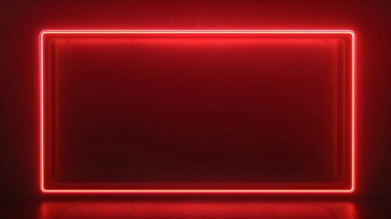 Fototapeta premium Vintage neon sign with empty space for titles, perfect for clubs, lodgings, and entertainment venues.