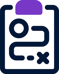 strategy icon. vector dual tone icon for your website, mobile, presentation, and logo design.