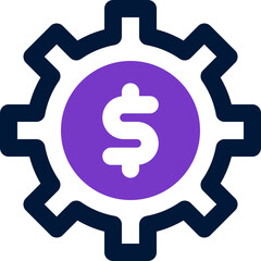 money management icon. vector dual tone icon for your website, mobile, presentation, and logo design.