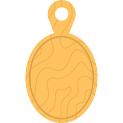 Wooden Cutting Board Illustration