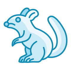 Fototapeta premium Chinchilla Icon