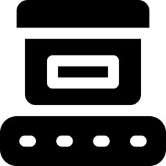 conveyor icon. vector glyph icon for your website, mobile, presentation, and logo design.