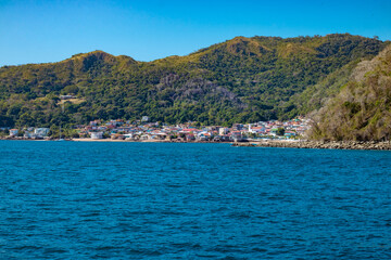 Fototapeta premium Panama, Panama city, Taboga island, island, beach ocen, sea, summer, city, blue,