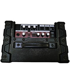 Knobs on a guitar amplifier