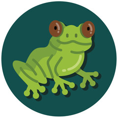 Green Tree Frog Icon