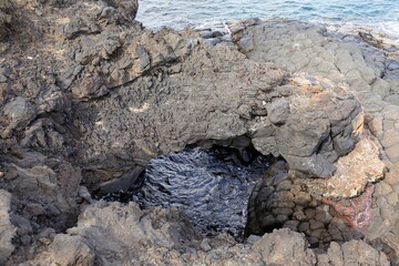 Felsenbruecke bei Costa Teguise auf Lanzarote